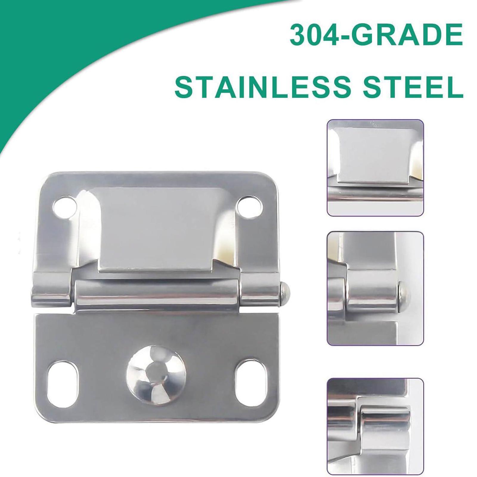 Glass Door Hinge - Hochbelastbares Edelstahl-Kühlschranktürscharnier Ersatzteil Sicher und Einfach