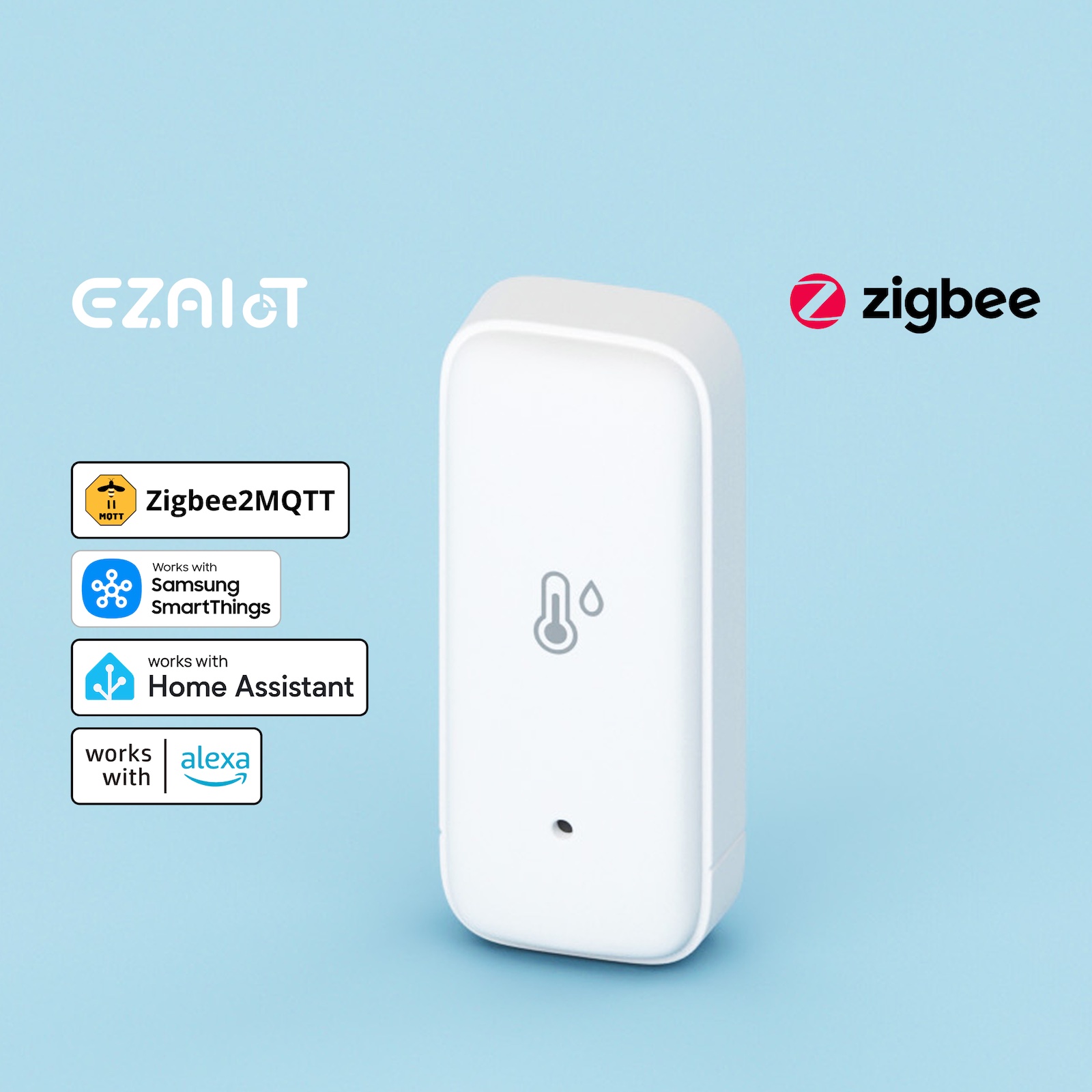 Digital Hygrometer Probe - Tuya Smart Zigbee 3.0 Temperatur- und