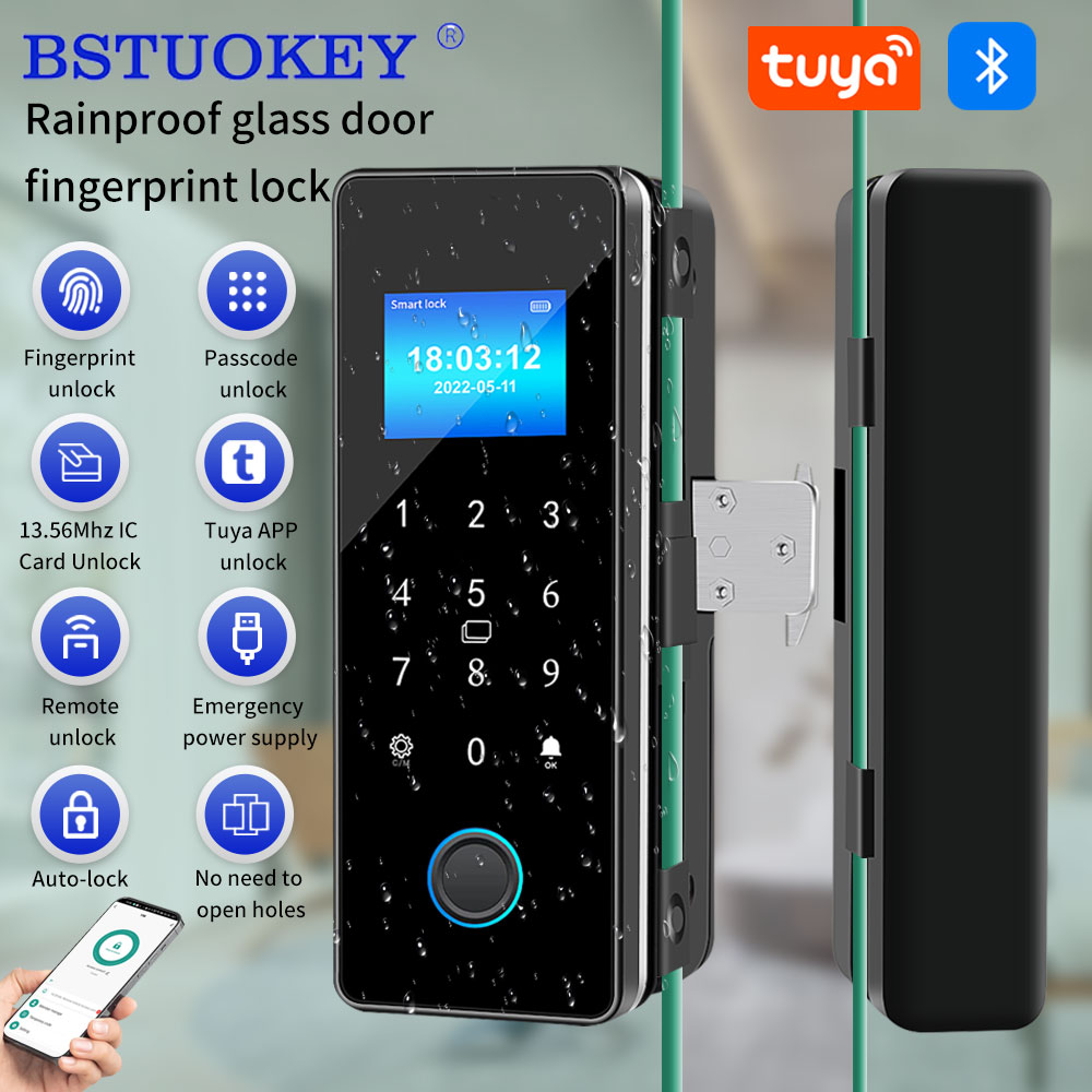 Wasserdichte Tuya APP Control  – Glass Door Hinge Bewertung und Preis