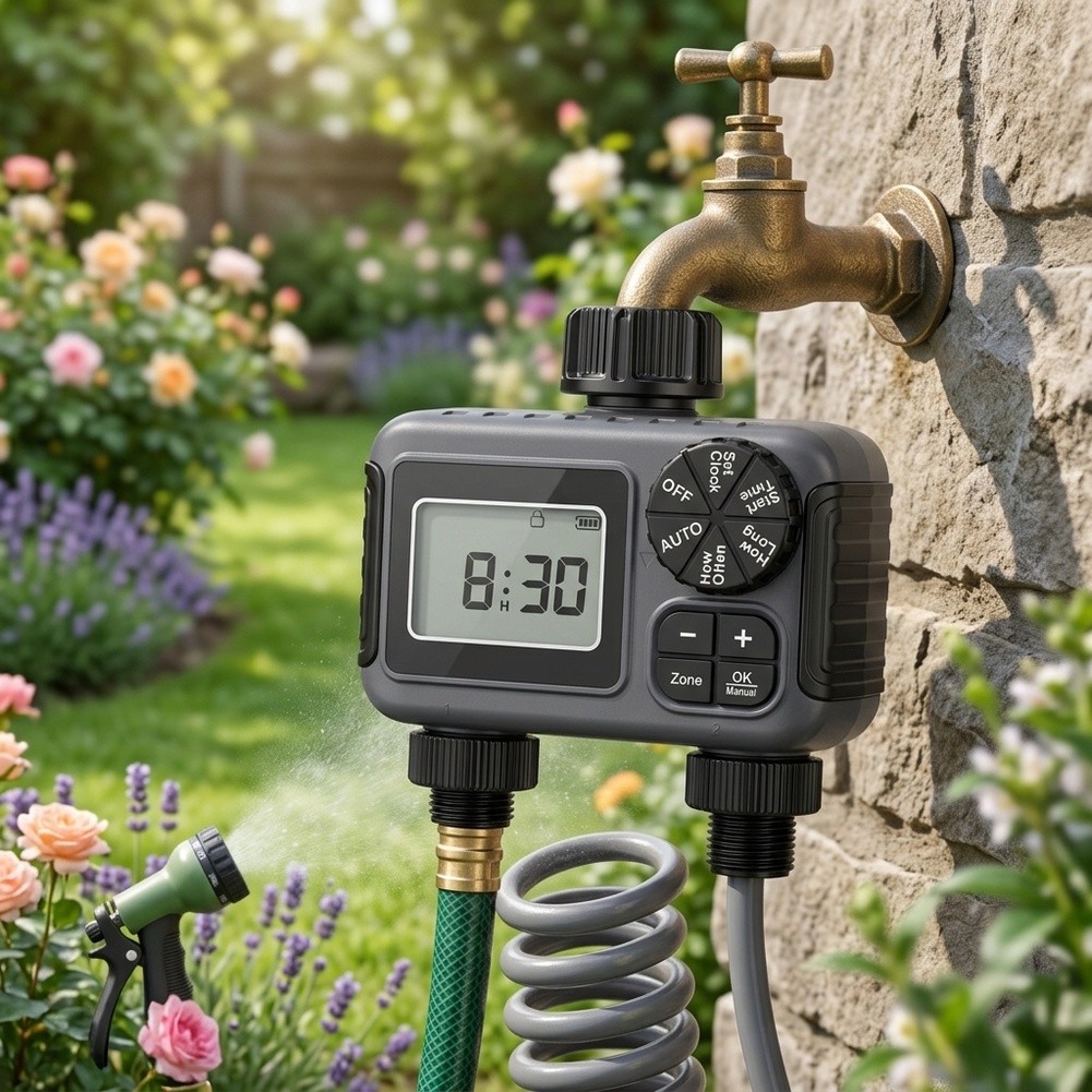 Gartenbewässerungstimer mit Do – Timer Dual Outlet Bewertung und Preis